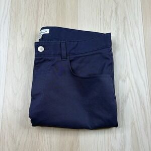 Peter Millar EB66 Performance Stretch Chino 5 Pocket Pants Blue Mens Size 33x30